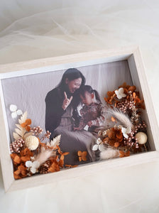 Mother's Day Preserved Floral Frame & Basket Set