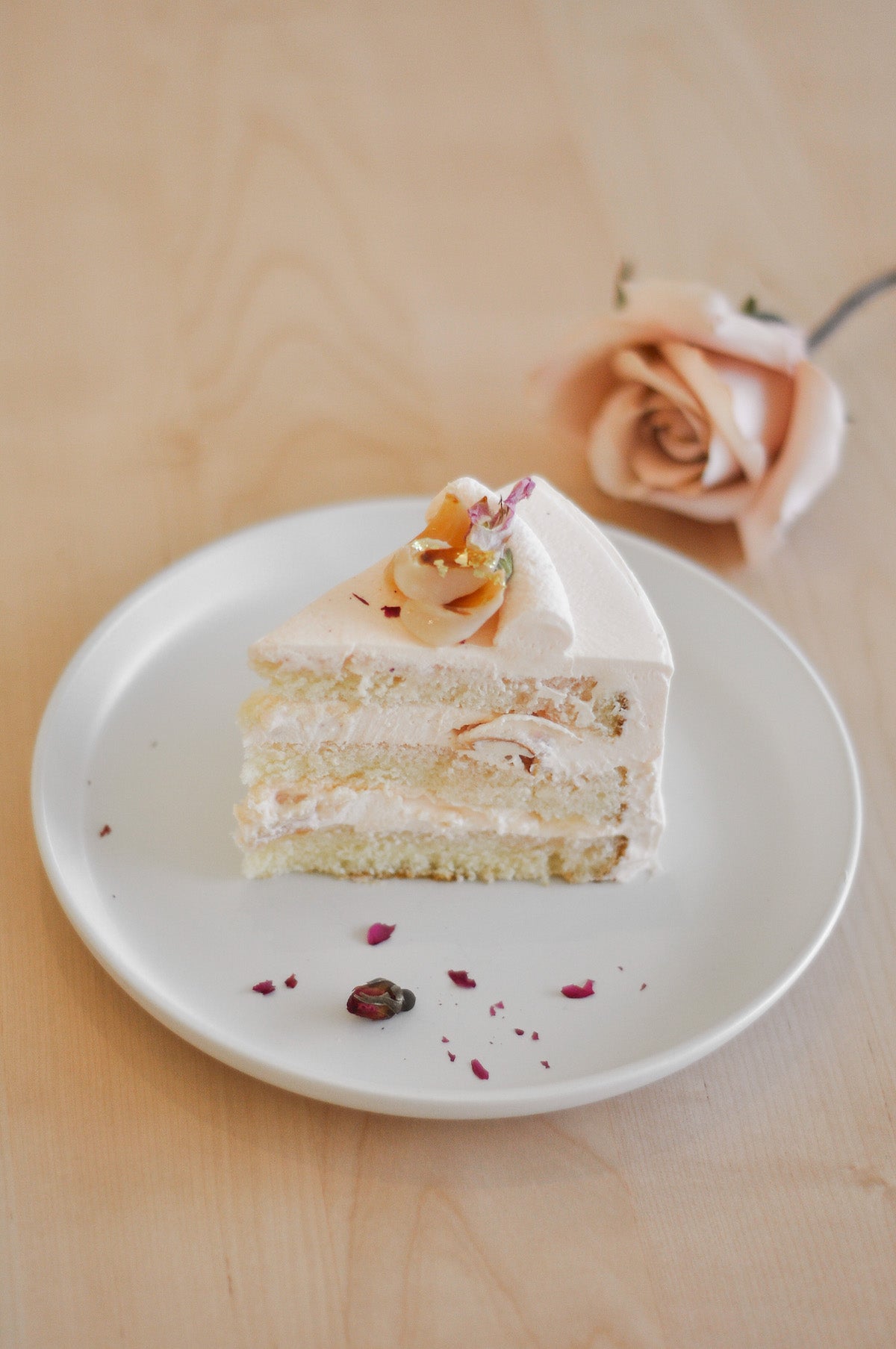 Lychee Fruit Cream Cake – HEARTFOOD